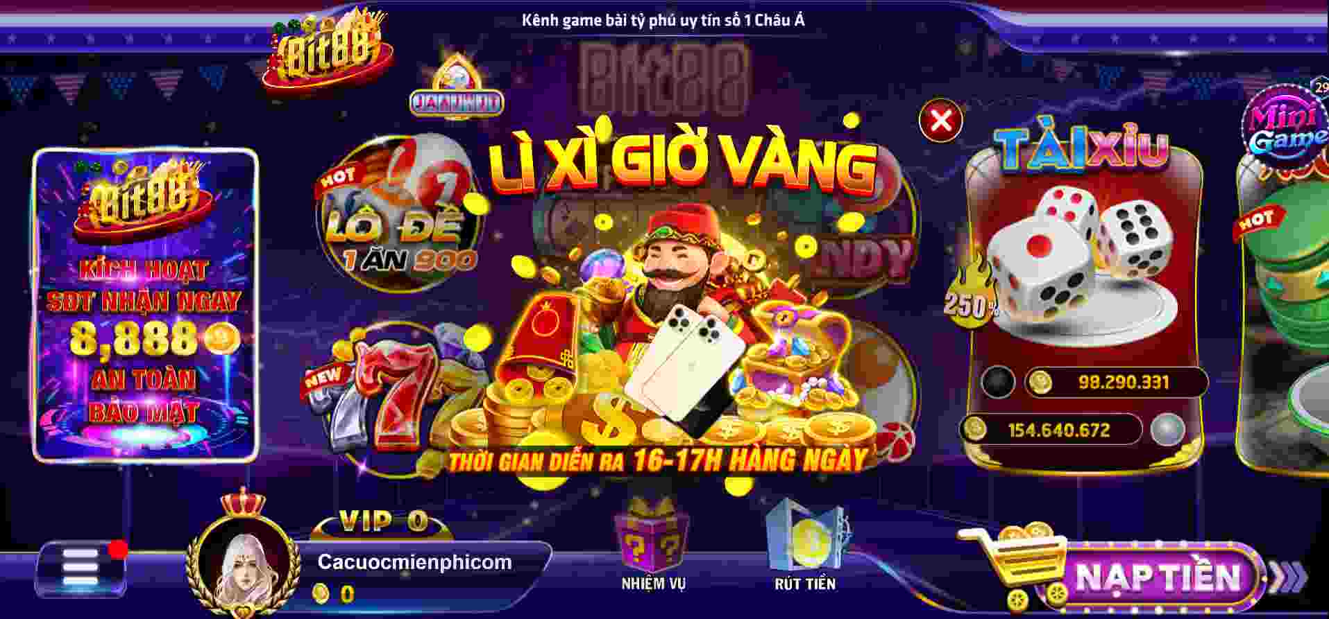 Trò chơi slot trực tuyến Xso99, nhiều trò chơi Xso99 khác nhau - Xso99